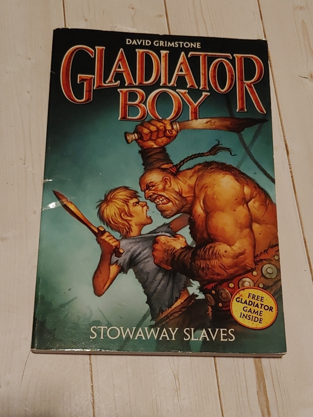 Gladiator Not By David Brimstone Kids Children Historical Fiction Novel Book